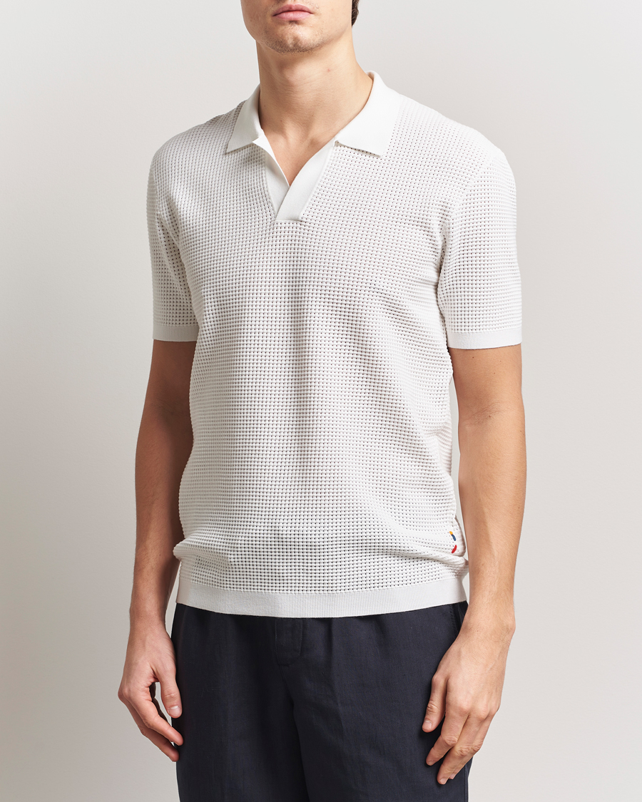 Heren | Polo's | Orlebar Brown | Roddy Mesh Polo White