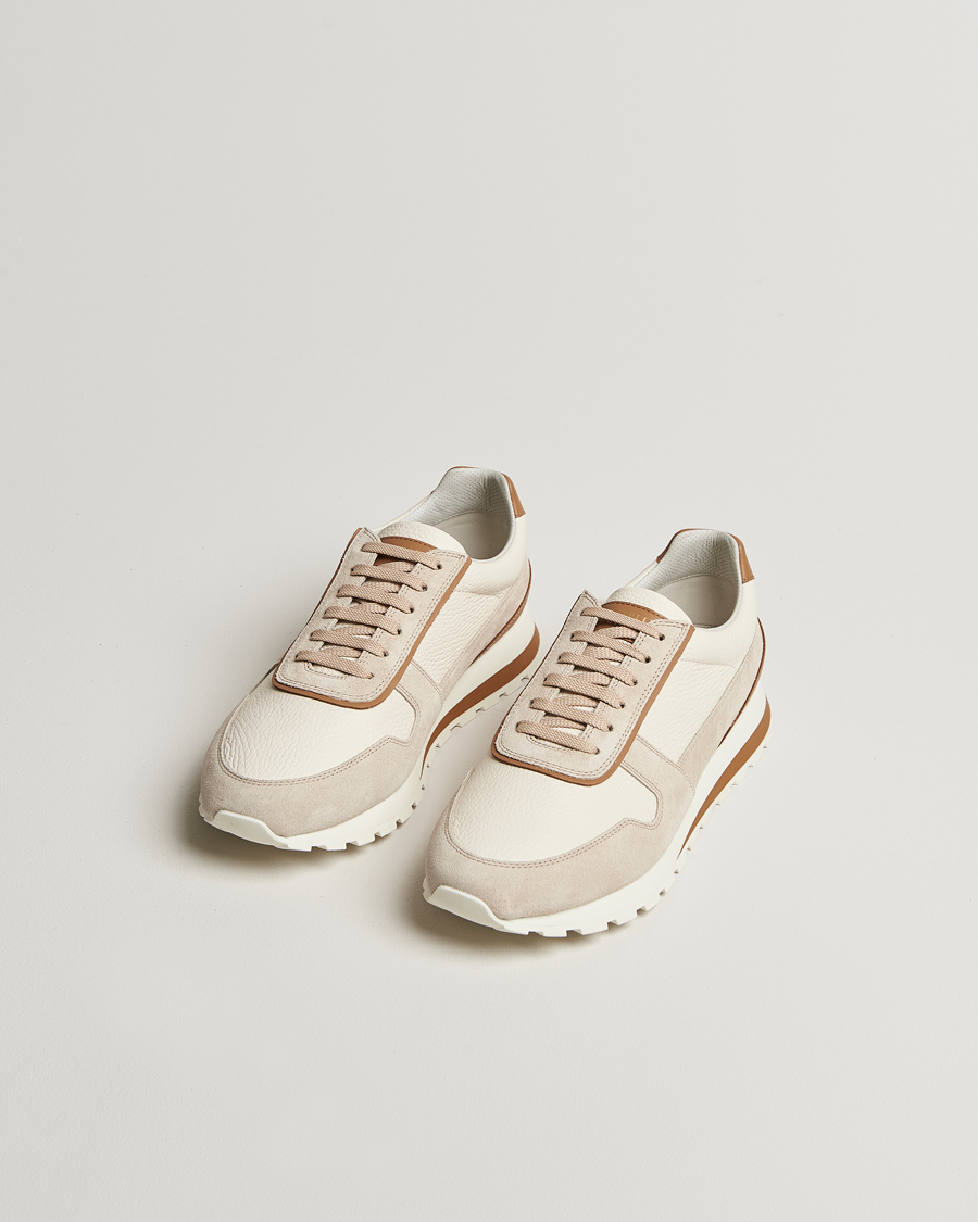 Heren | Sneakers | Brunello Cucinelli | Luxury Running Sneakers Light Beige