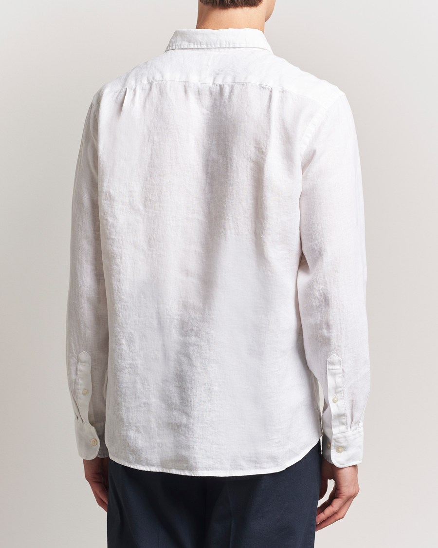 Heren | Overhemden | Charles Tyrwhitt | Pure Linen Slim Fit Shirt White