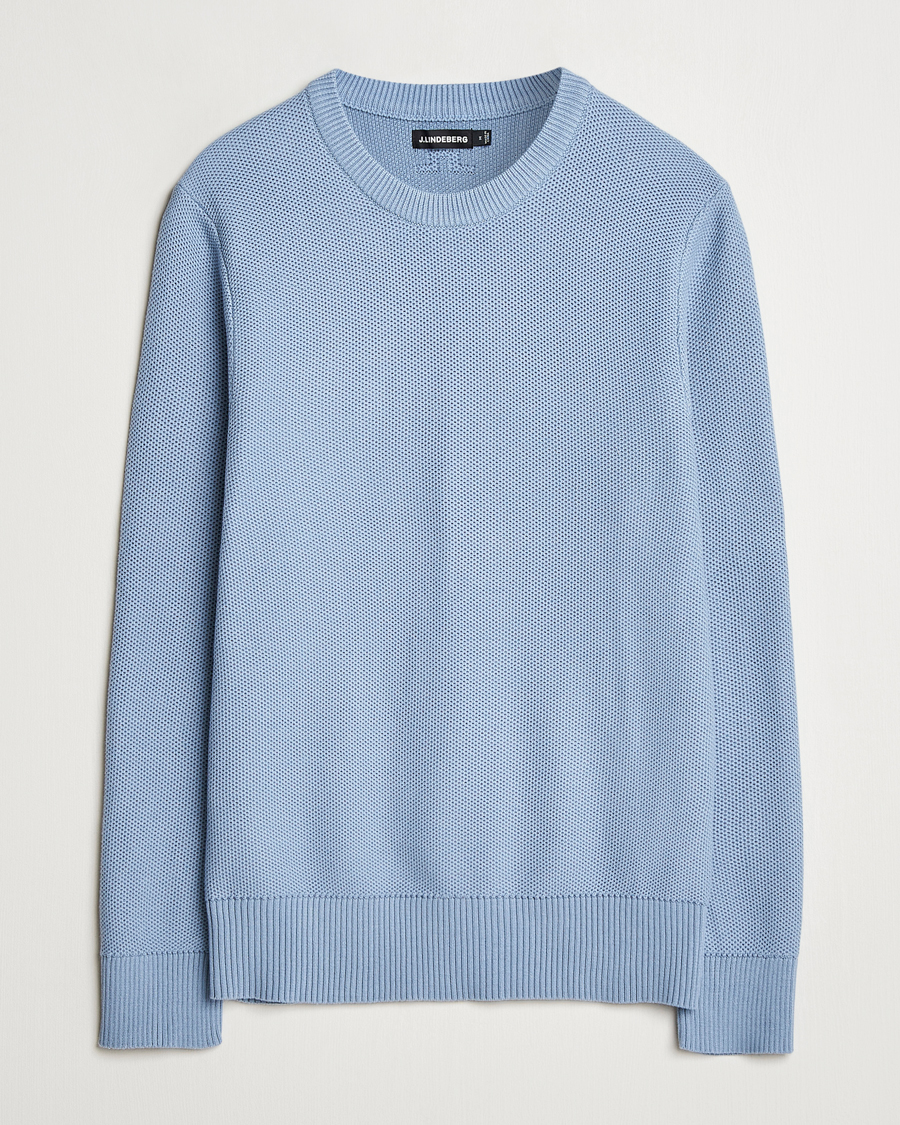 Heren | Truien | J.Lindeberg | Arthur Organic Cotton Knit Rain Washed