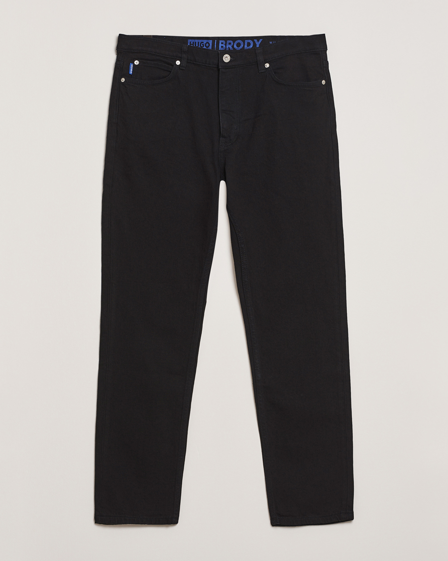Heren | Jeans | HUGO | Brody Tapered Fit Jeans Black