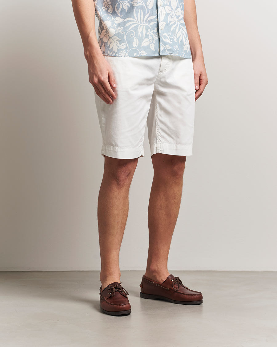 Heren | Korte broek | Morris | Jefferey Summer Chinos Shorts Off White