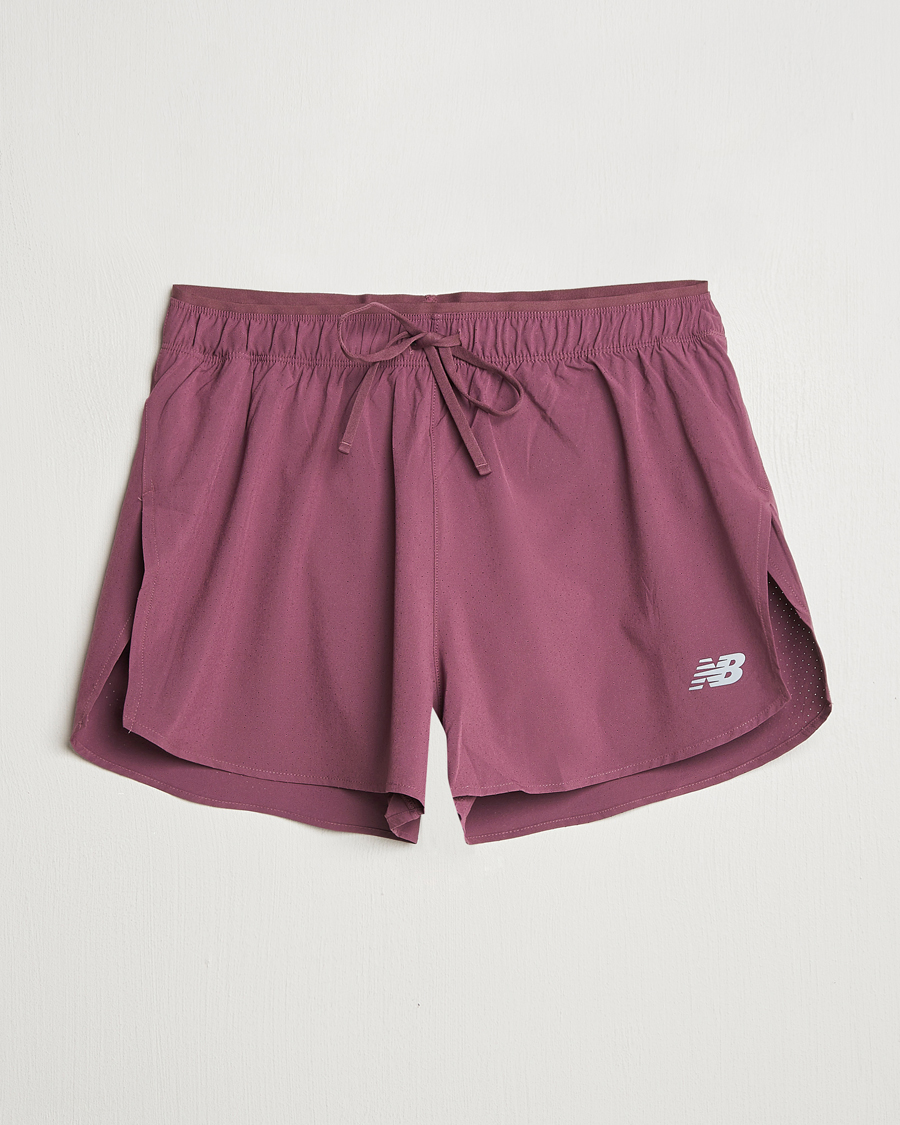 Heren | Korte broek | New Balance Running | Split Shorts Faded Plum