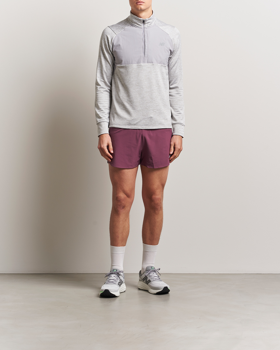 Heren | Korte broek | New Balance Running | Split Shorts Faded Plum