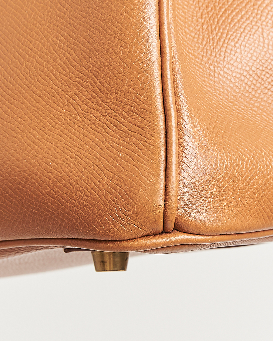 Heren | Hermès Pre-Owned Birkin 35 Handbag Courchevel Gold | Hermès Pre-Owned | Birkin 35 Handbag Courchevel Gold