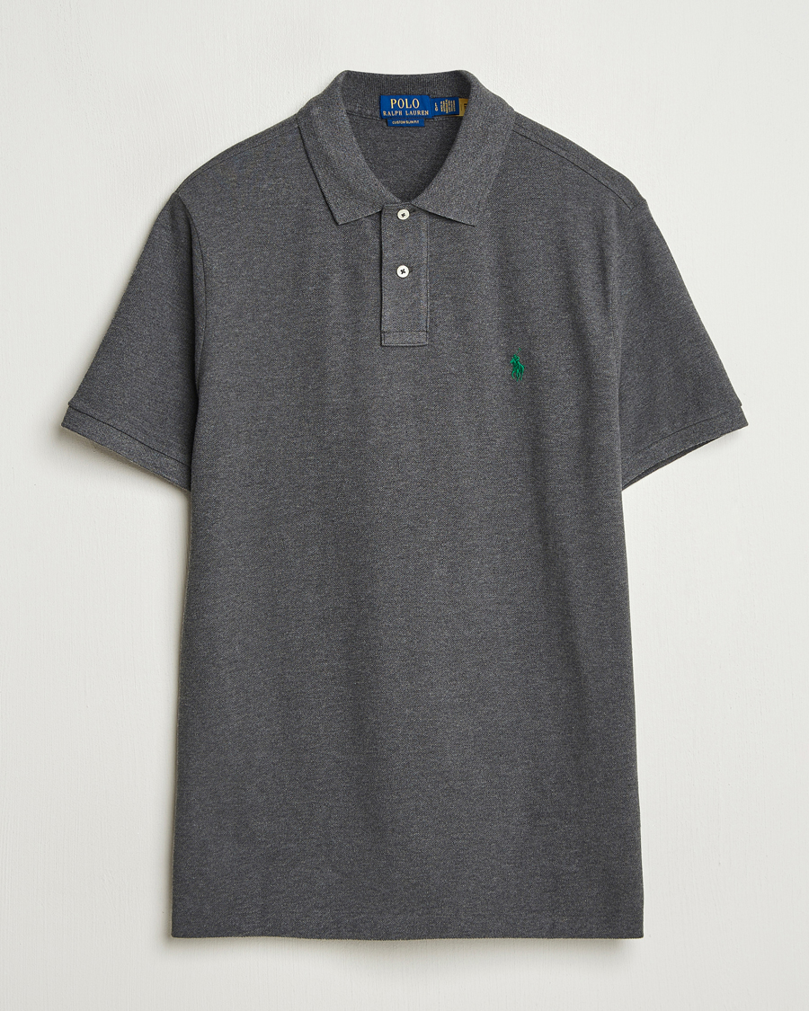 Heren | Polo's | Polo Ralph Lauren | Custom Slim Fit Polo Barclay Heather