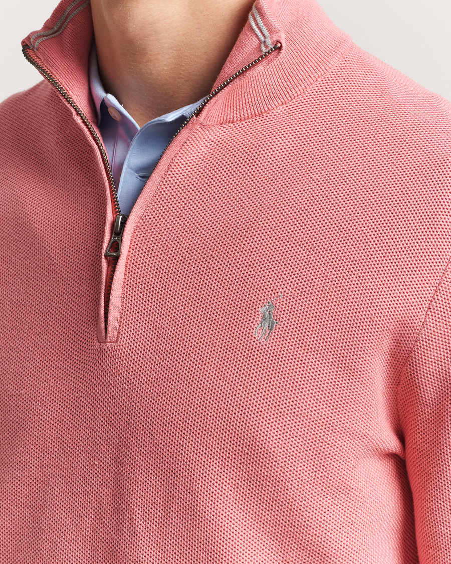 Heren | Truien | Polo Ralph Lauren | Half Zip Cotton Pullover Desert Rose