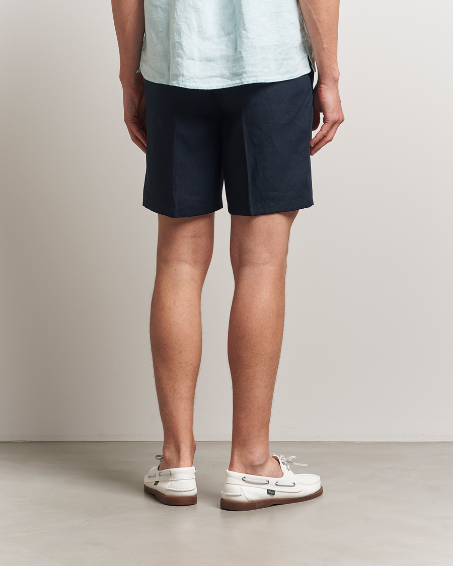 Heren | Korte broek | Orlebar Brown | Norwich Italian Linen Shorts Night Iris