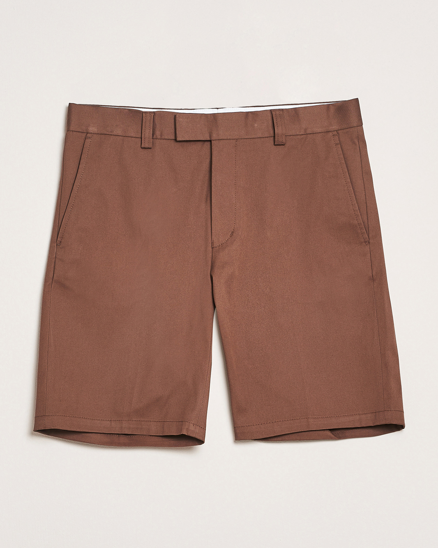 Heren | Korte broek | Tiger of Sweden | Tenut Cotton Shorts Warm Brown