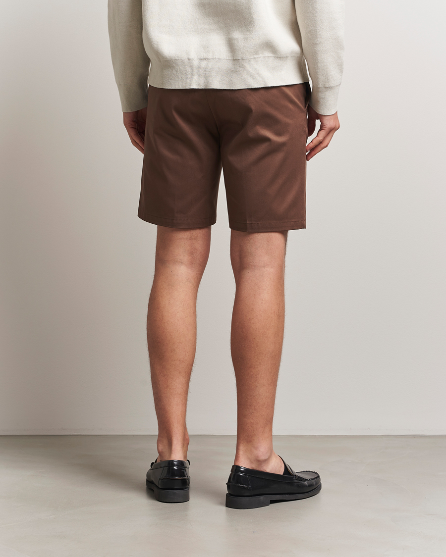 Heren | Korte broek | Tiger of Sweden | Tenut Cotton Shorts Warm Brown