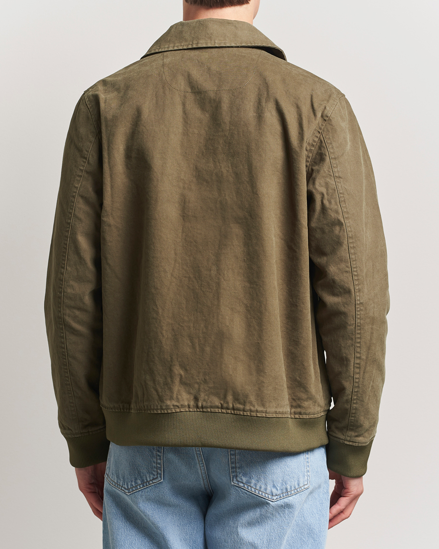 Heren | Jassen | A Day's March | Bader Cotton Flight Jacket Olive
