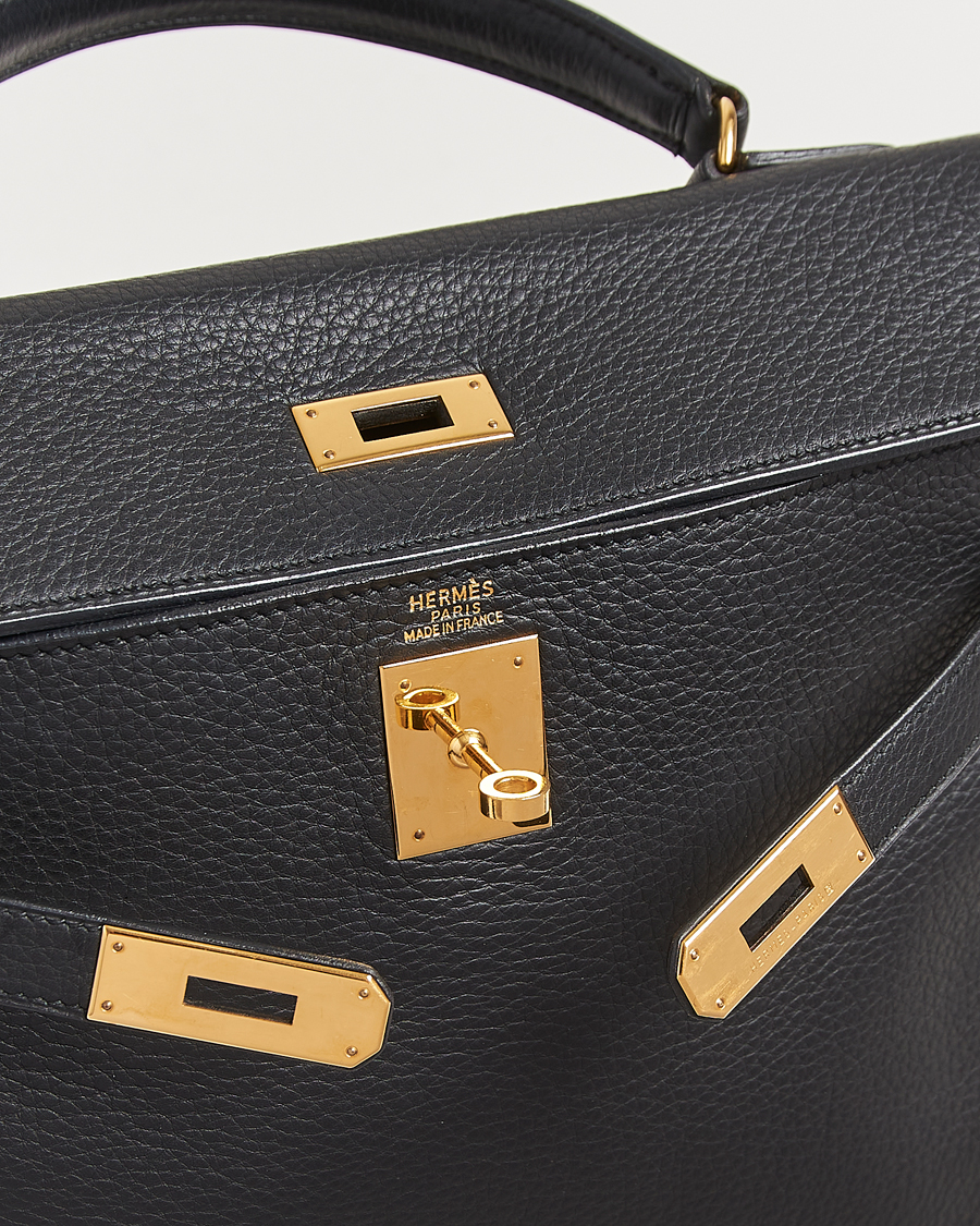 Heren | Gifts for Her | Hermès Pre-Owned | Kelly 32 Handbag Taurillon Leather Black