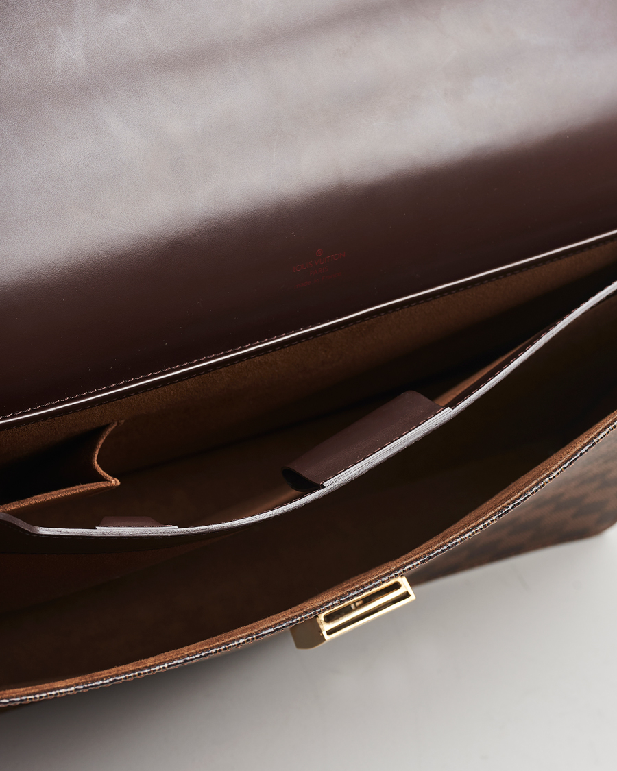 Heren | Pre-Owned & Vintage Bags | Louis Vuitton Pre-Owned | Altona GM Briefcase Damier Ebene