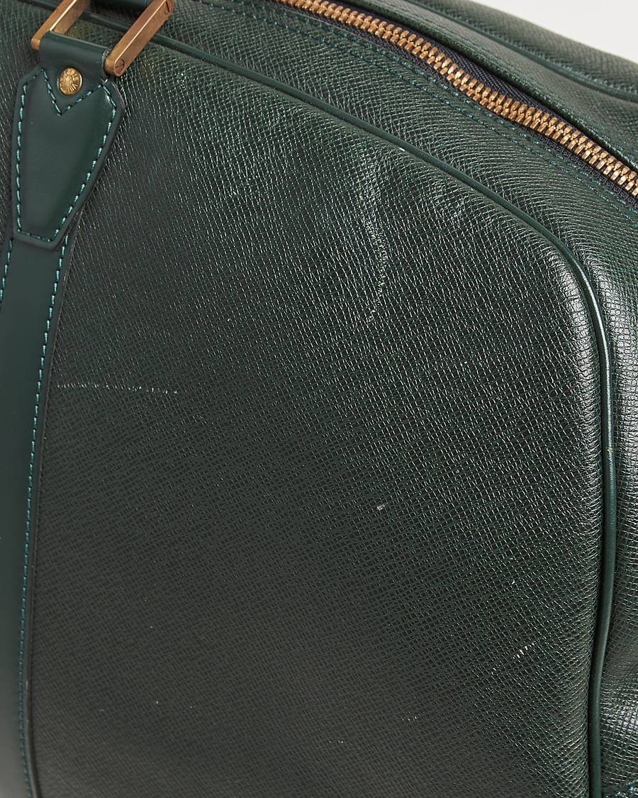 Heren | Pre-Owned & Vintage Bags | Louis Vuitton Pre-Owned | Taiga Kendall GM Weekend Bag Green