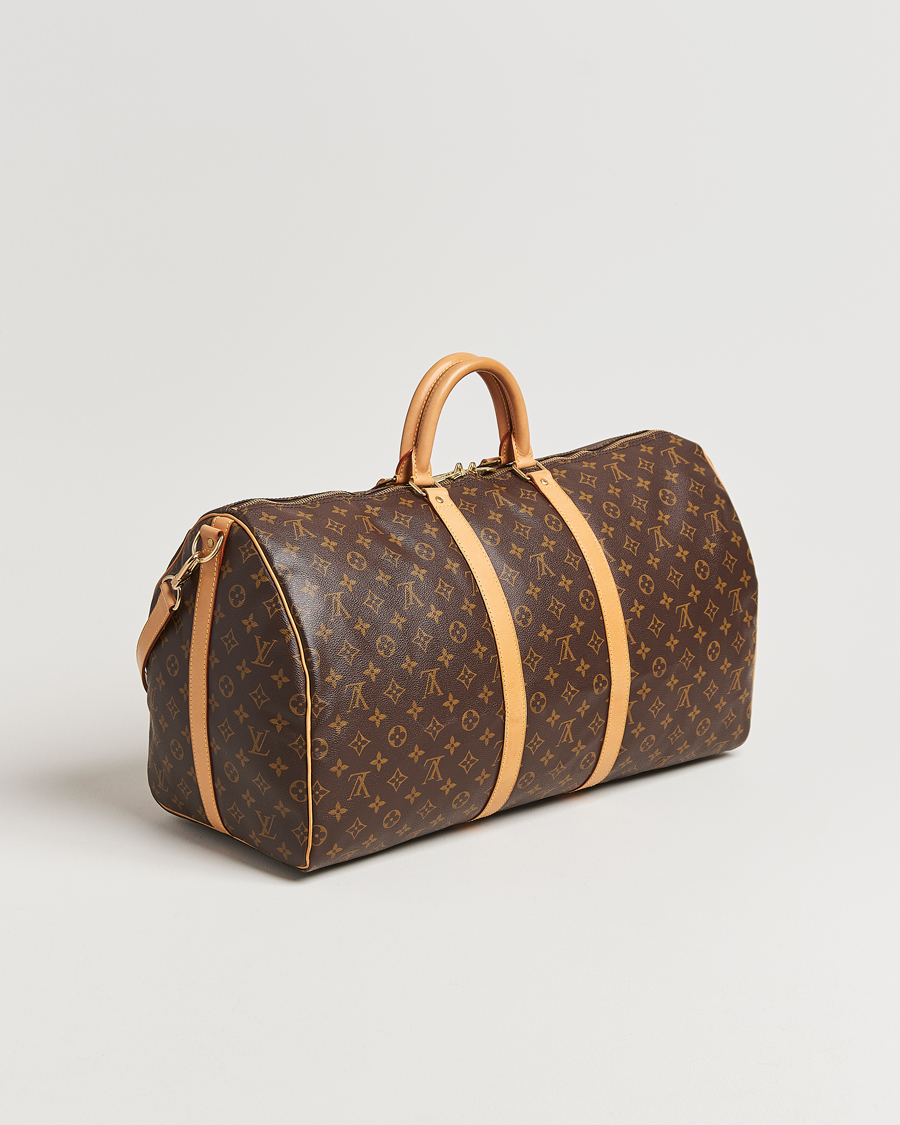 Heren | Pre-Owned & Vintage Bags | Louis Vuitton Pre-Owned | Keepall Bandoulière 55 Monogram