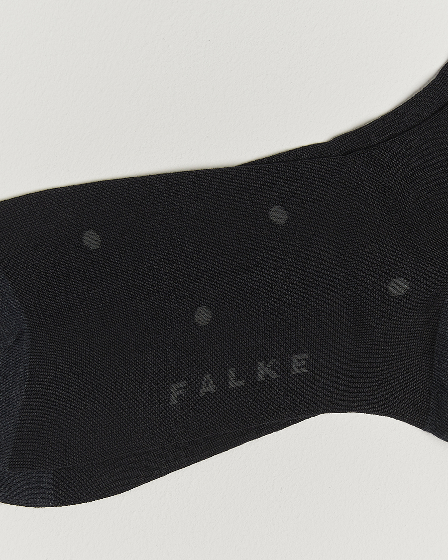 Heren | Ondergoed | Falke | Cotton Dot Sock Anthracite Melange