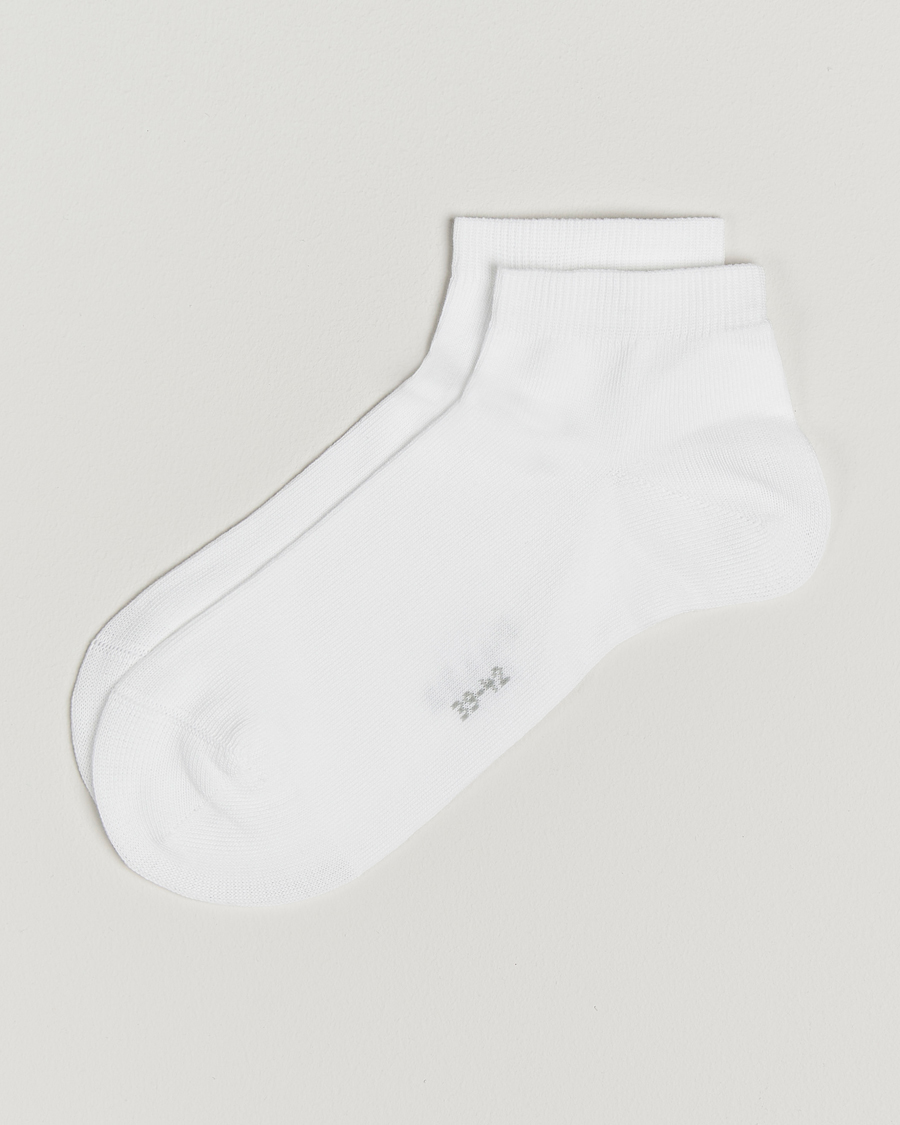 Heren | Ondergoed | Falke | Happy 2-Pack Cotton Sneaker Socks White