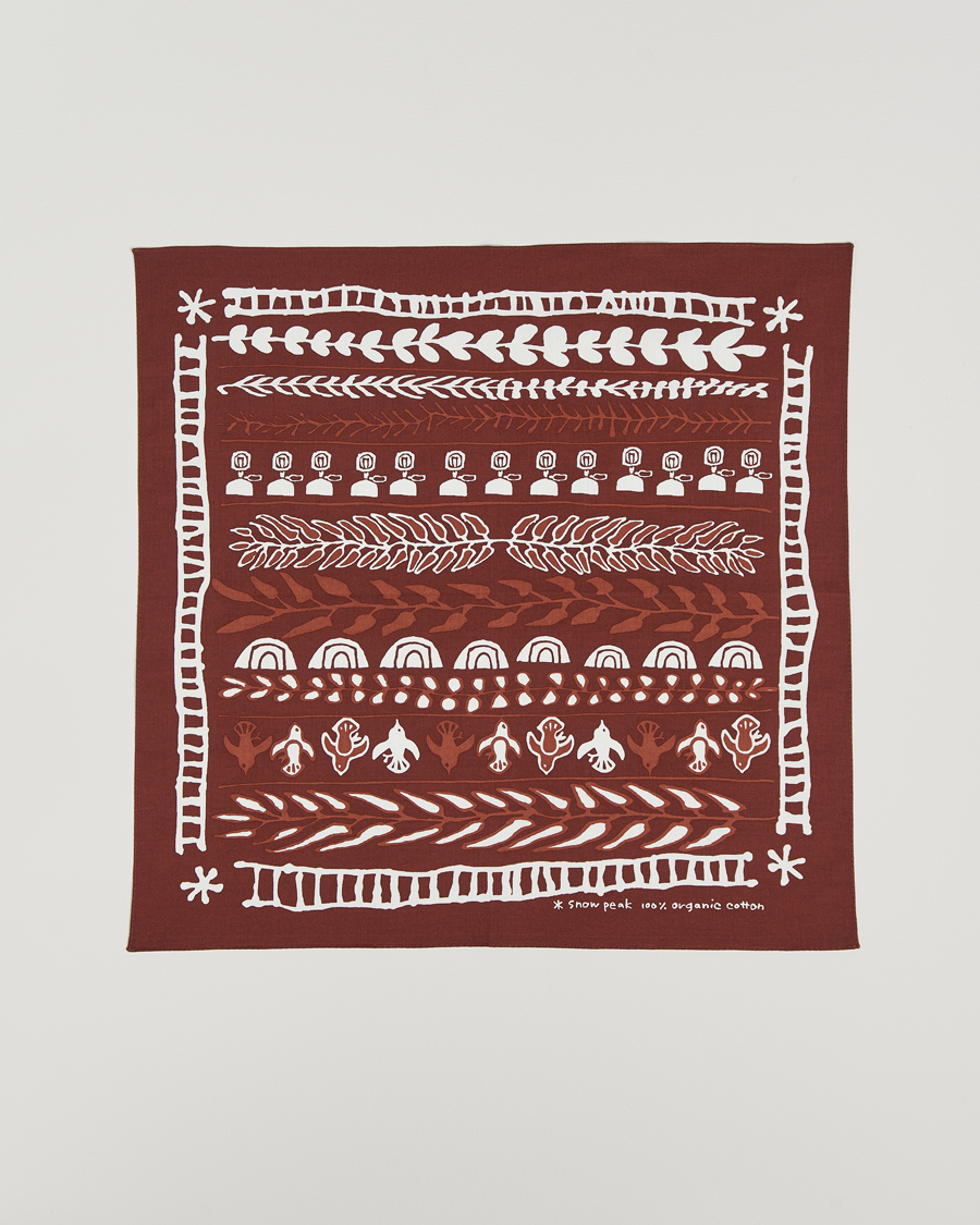 Heren | Sjaals | Snow Peak | OG Cotton Nordic Bandana Bordeaux