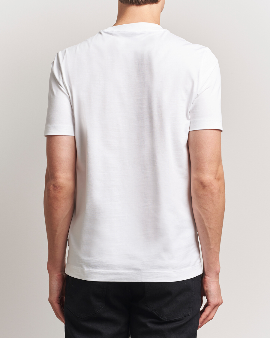 Heren | T-shirts | BOSS BLACK | Thompson Crew Neck T-Shirt White