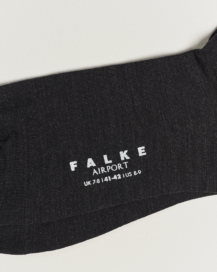 Heren |  | Falke | 5-Pack Airport Socks Anthracite Melange