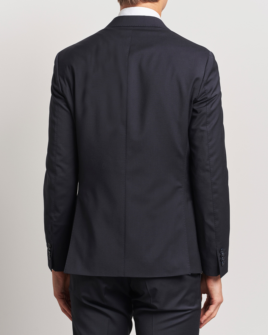 Heren | Pakken | Oscar Jacobson | Edmund Wool Blend Suit Navy
