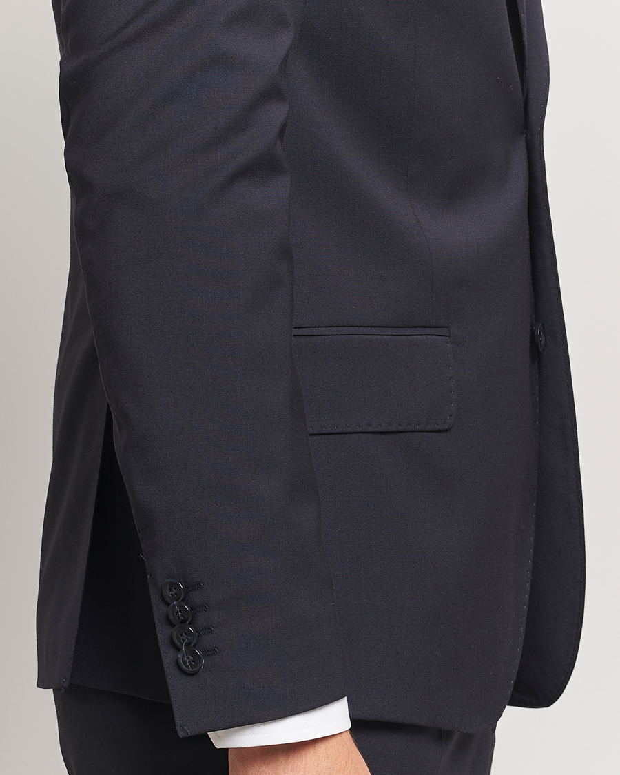 Heren | Pakken | Oscar Jacobson | Edmund Wool Blend Suit Navy