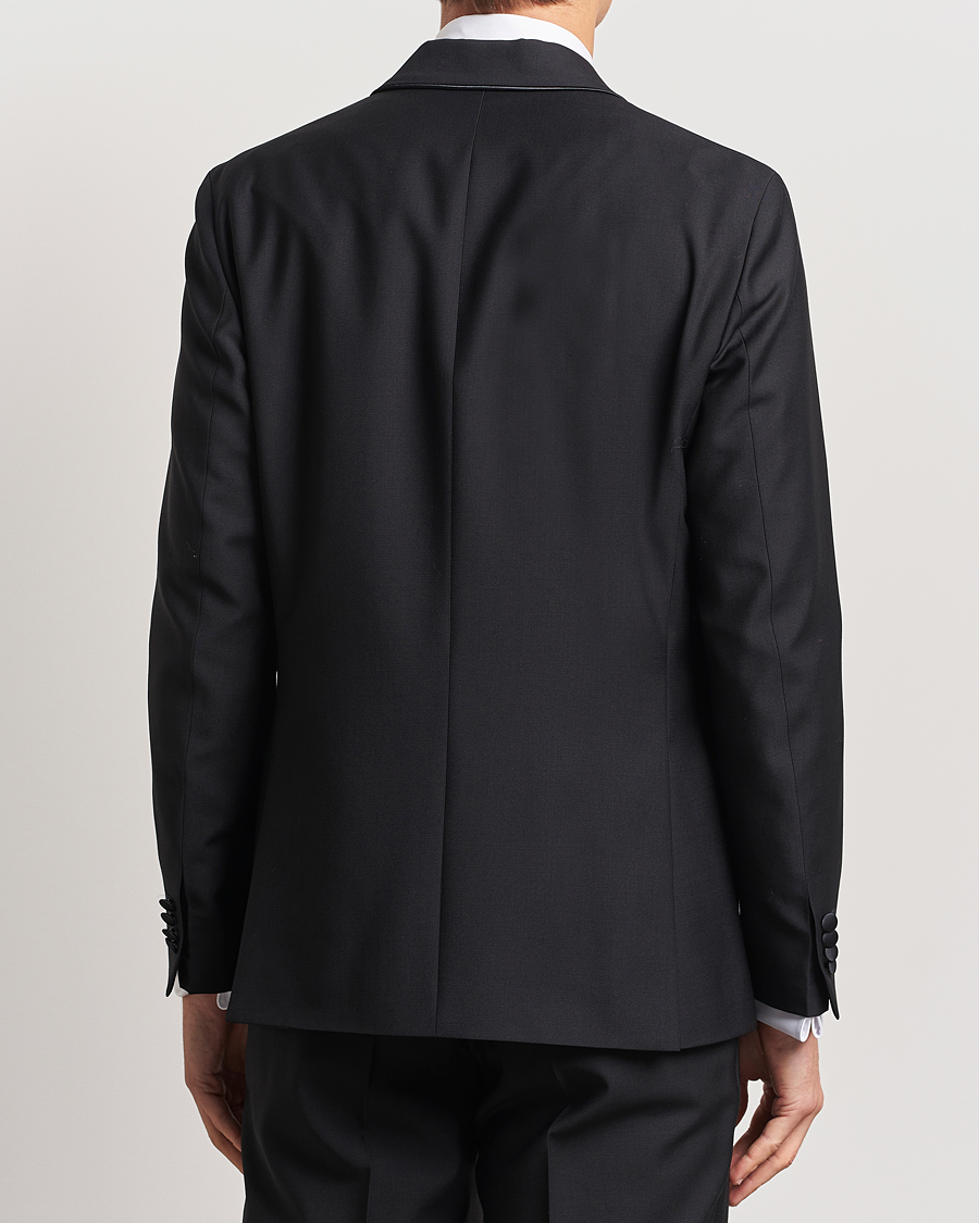 Heren | Pakken | Oscar Jacobson | Fattore Double Breasted Tuxedo Black