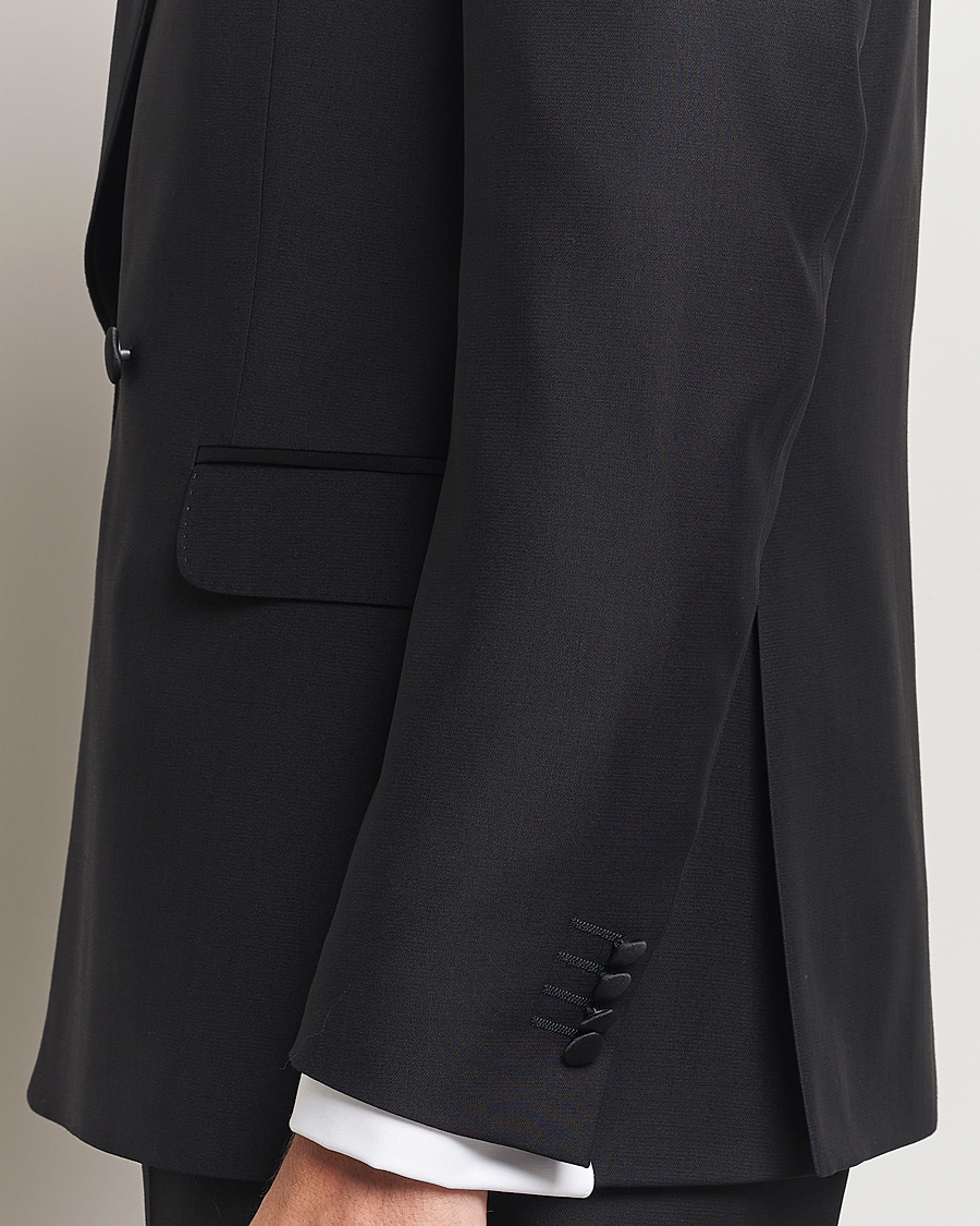 Heren | Pakken | Oscar Jacobson | Fattore Double Breasted Tuxedo Black