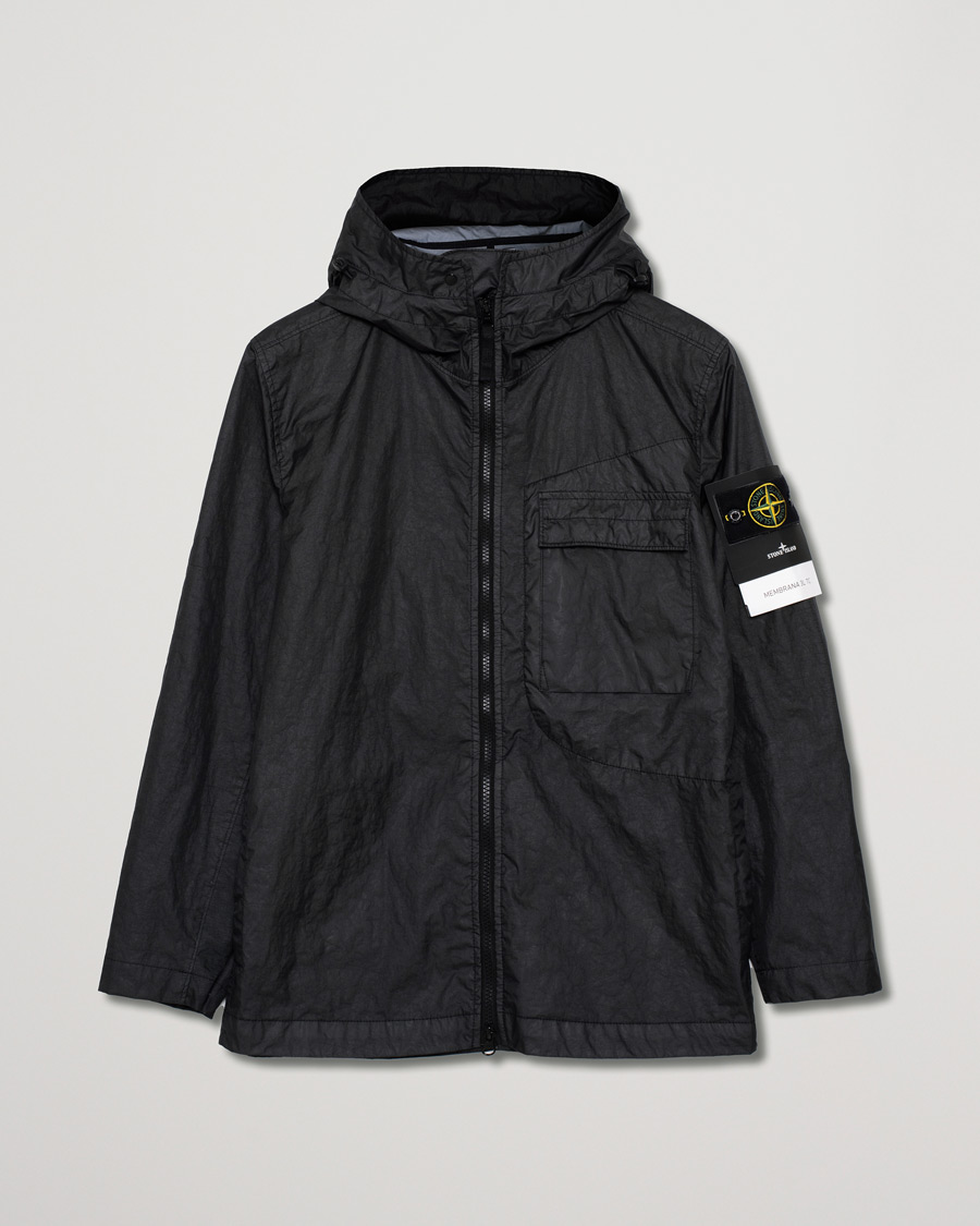 Heren | Stone Island Membrana 3L TC Jacket Black S | Pre-owned | Stone Island Membrana 3L TC Jacket Black S